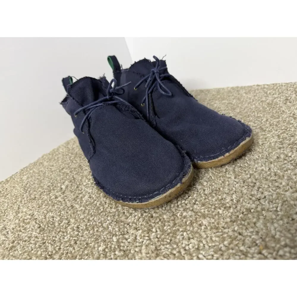 Polo Ralph Lauren Casterton Chukka Boots Mens 13D Blue Canvas Casual Ankle